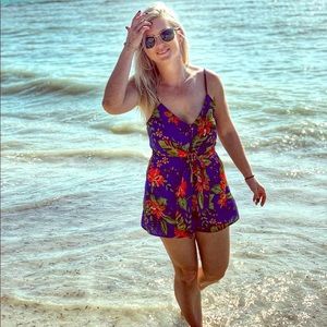 ❤️ Tropical Print Romper by Lush